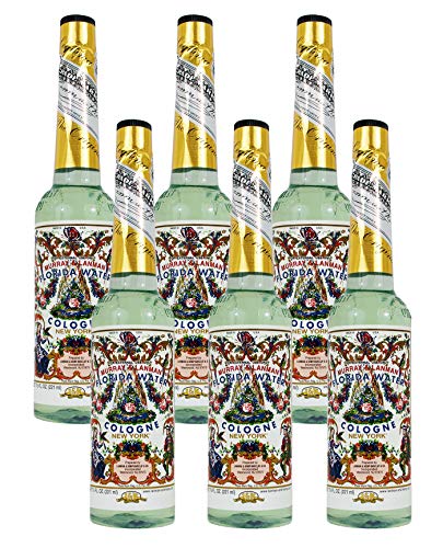 Lanman & Kemp Authentic Real Florida Water Cologne Florida Water Cologne 7.5 Oz - Six (6) Plastic Bottles - Metatron Store