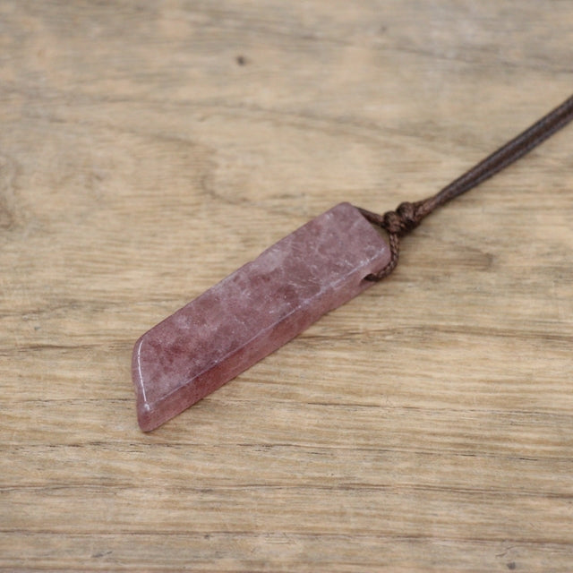 Healing Crystal Natural Stone Slice Pendants Necklace - Metatron Store