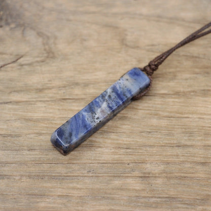 Healing Crystal Natural Stone Slice Pendants Necklace - Metatron Store