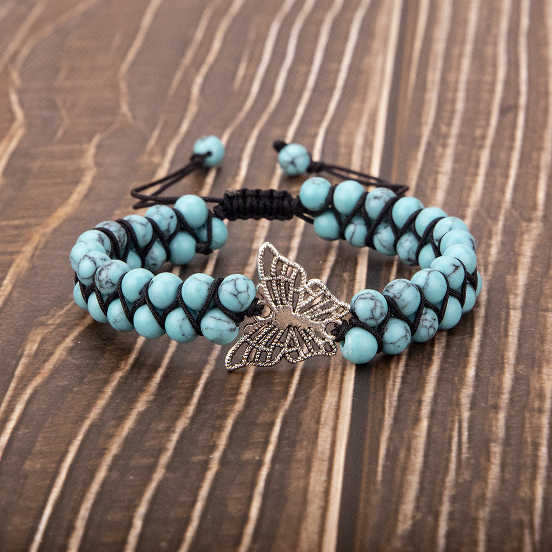 Original 6MM Double Row Natural Stone Tree Of Life Spiritual Energy Yoga Bracelet Handmade Beaded Meditation Bracelet - Metatron Store