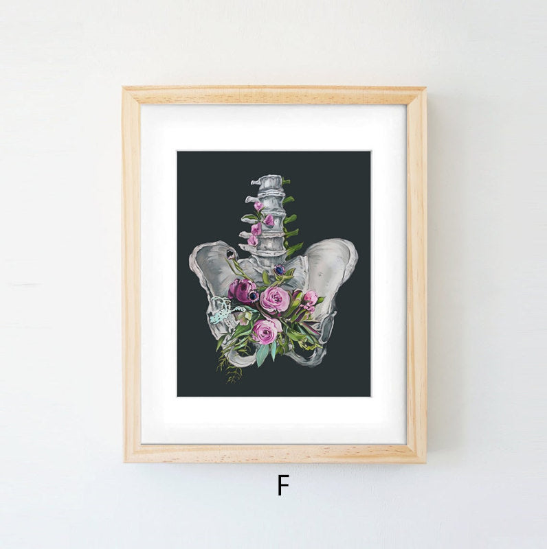 Anatomy Art Canvas Painting Human Organs Painting - Metatron Store