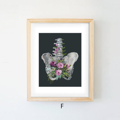 Anatomy Art Canvas Painting Human Organs Painting - Metatron Store