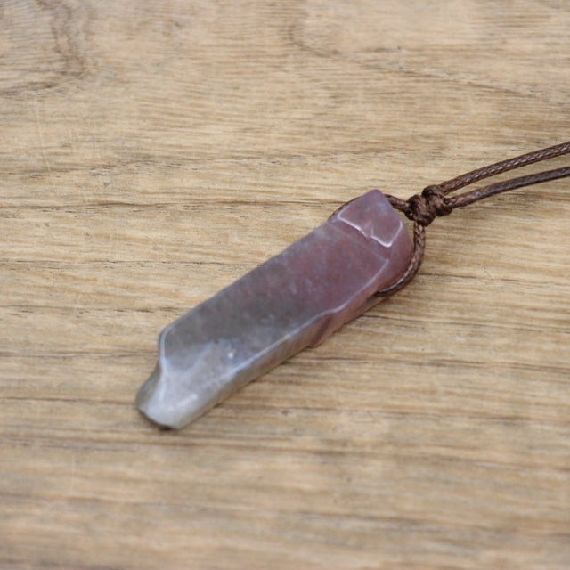 Healing Crystal Natural Stone Slice Pendants Necklace - Metatron Store
