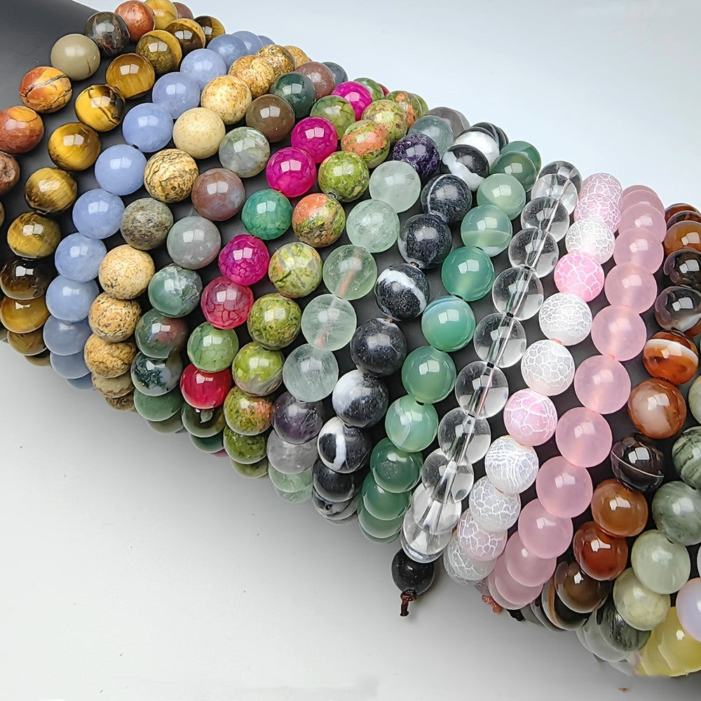 Healing Crystals Stretch Bracelet Natural 8mm - Metatron Store