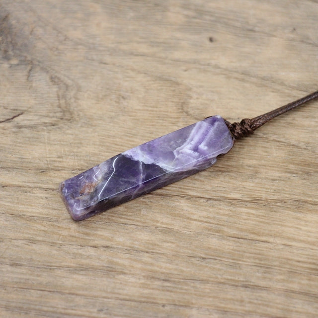 Healing Crystal Natural Stone Slice Pendants Necklace - Metatron Store