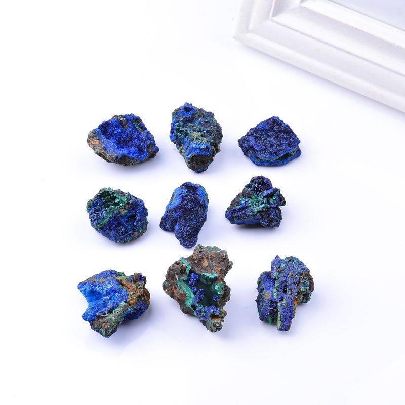 Natural Azurite And Malachite Symbiotic Mineral Crystals - Metatron Store