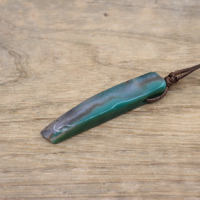 Healing Crystal Natural Stone Slice Pendants Necklace - Metatron Store