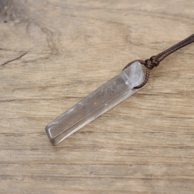 Healing Crystal Natural Stone Slice Pendants Necklace - Metatron Store