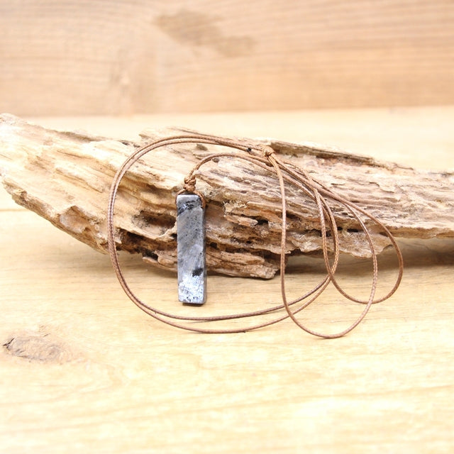 Healing Crystal Natural Stone Slice Pendants Necklace - Metatron Store