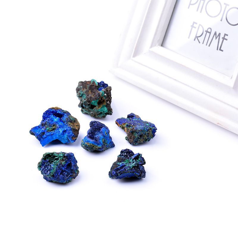 Natural Azurite And Malachite Symbiotic Mineral Crystals - Metatron Store
