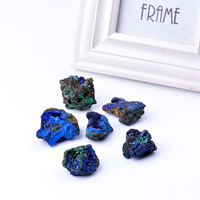 Natural Azurite And Malachite Symbiotic Mineral Crystals - Metatron Store