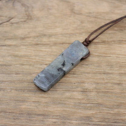 Healing Crystal Natural Stone Slice Pendants Necklace - Metatron Store