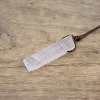 Healing Crystal Natural Stone Slice Pendants Necklace - Metatron Store