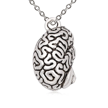 Accessories Human Brain Anatomy Human Organ Necklace - Metatron Store