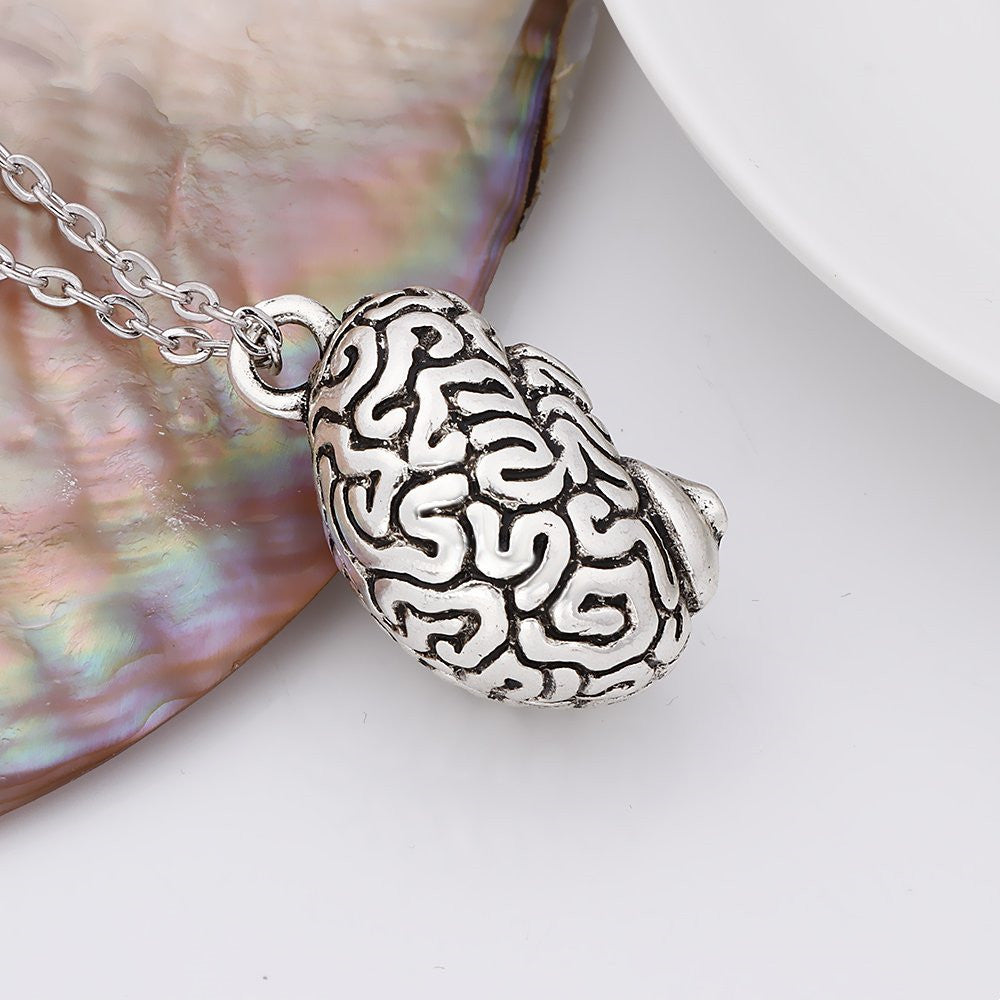 Accessories Human Brain Anatomy Human Organ Necklace - Metatron Store