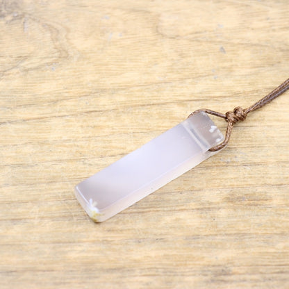 Healing Crystal Natural Stone Slice Pendants Necklace - Metatron Store