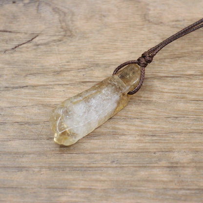 Healing Crystal Natural Stone Slice Pendants Necklace - Metatron Store