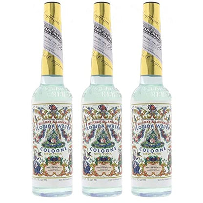 Florida Water Cologne 7.5 Oz - Three (3) Plastic Bottles - Metatron Store