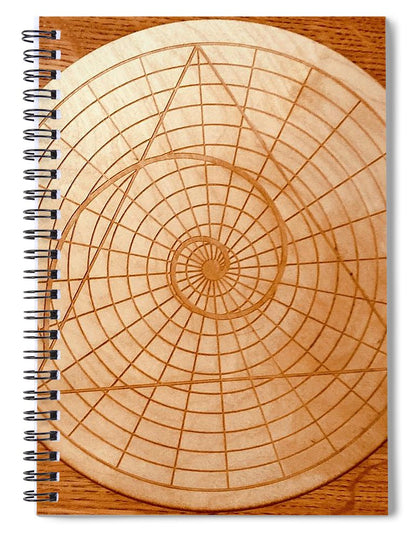 Fibonacci Spiral - Spiral Notebook - Metatron Store