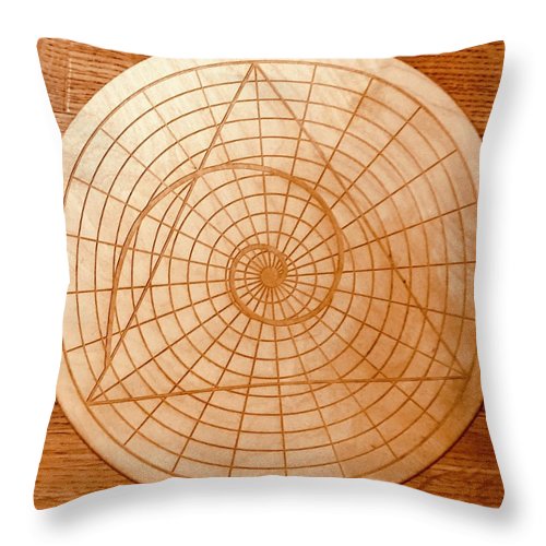 Fibonacci Spiral - Throw Pillow - Metatron Store