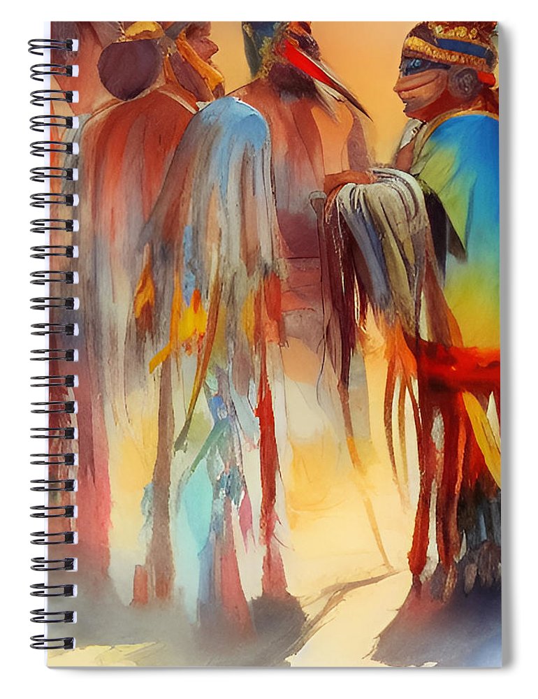 Indigenouscircle - Spiral Notebook - Metatron Store